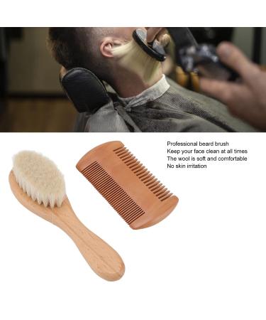 Baby Hairbrush Set - Soft Double Sided Comb with Goat Bristles for Newborns - Buy Online on SooperMarket.com