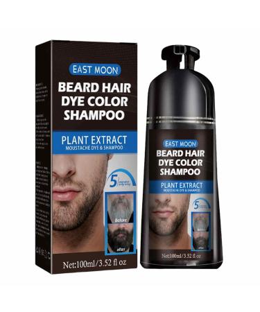 Beard color shampoo for men-beard color shampoo to remove gray beard beard shampoo for men 100 ml organic beard color shampoo transforms gray hair into black beard care for nner
