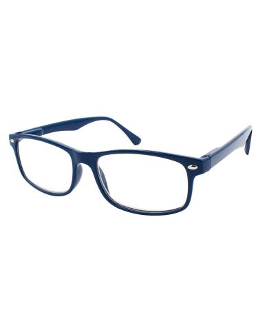 TBOC Reading Glass reading aid for men and women - diopters +3.50 Blue version with strength for PC cell phone trend women men senior citizens presights presbyopia +3.50 dioptria (1 Pack) blue