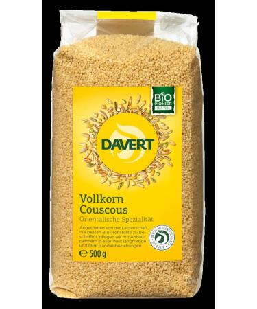 Davert Organic Whole Grain Couscous (6 x 500 gr)