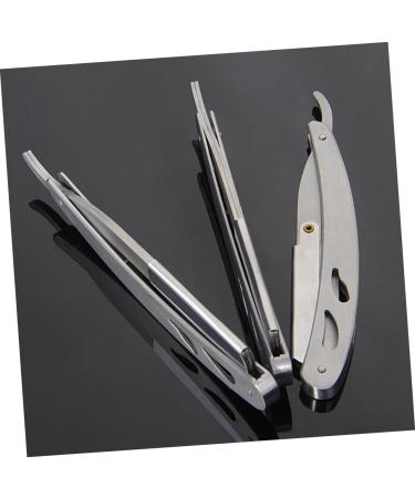Buy Cabilock Vintage Razor Blade Holder - 4 Piece Stainless Steel Set | Perfect Father's Day Gift for Men - Buy Online on SooperMarket.com