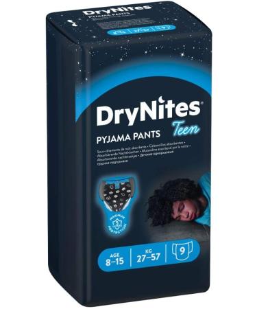 Huggies DryNites Boys High Absorbent Pajama Pants | 8-15 Years | Comfortable & Reliable Nighttime Protection - International Shipping Available - Buy Online on SooperMarket.com