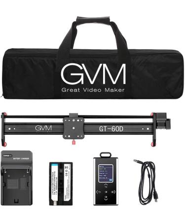 GVM 27'' Motorized Camera Slider for Time-Lapse Video Shooting and Interviews - Buy Online on SooperMarket.com
