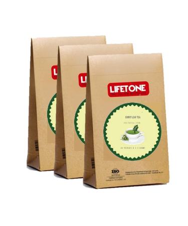 lifetone the tea for better life Tropical Curry Leaf Tea | Aromatic Digestive Herbal Tea | 60 Teabags
