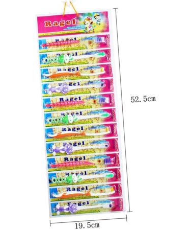 KOMBIUDA Whitening Toothbrush - 12pcs Cartoon Kids Sensitive Small Brush Head for Optimal Oral Care - Buy Online on SooperMarket.com