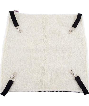 1Pack Large Pet Cage Hammock Soft Plush Pet Cage Pet Warm Hanging House Bed for Ferret Rabbit Chinchilla Cat Guinea Pig Striped1 - Buy Online on SooperMarket.com