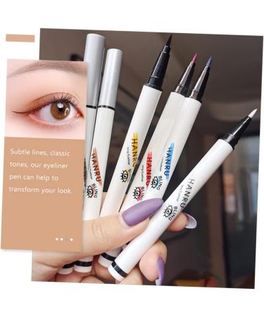 Angoily 6pcs Eyeliner Pen White Liquid Eyeliner Ultra-fine Felt-tip Eyeliner Template Miss Abs Very Fine - Buy Online on SooperMarket.com