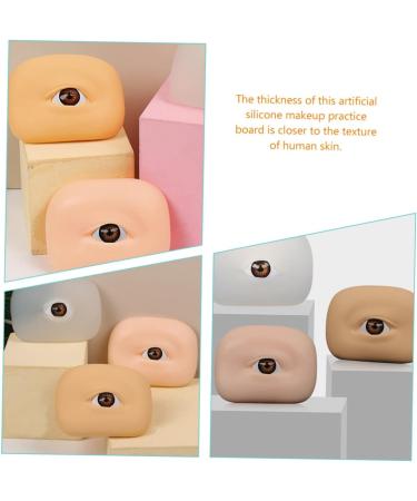 Baluue 8 Pcs Eye Practice Skin Eyebrow Makeup Board Eye Skin Practice Tool Makeup Eyeshadow - Buy Online on SooperMarket.com
