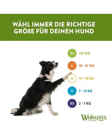 Whimzees by Wellness Stix - Natural Grain-Free Dental Care Snacks for Large Dogs | Monthly Pack of 30 Couch Sticks | Size L - 1 kg (1 Pack) - International Shipping Available - Buy Online on SooperMarket.com