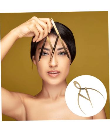 Hemoton 1pc Eyebrow Positioning Ruler Brow Mapping with Ruler Eyebrow Ruler Printable Appliance Gold Alloy 16.5x5.4cm Golden - Buy Online on SooperMarket.com