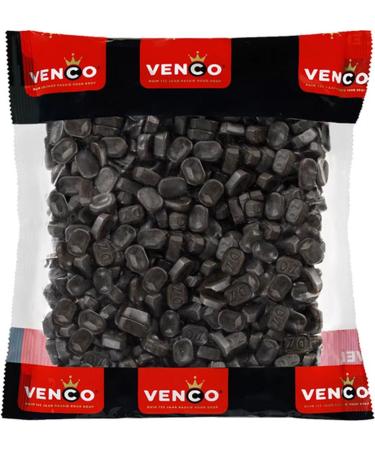 Venco Dutch Double Salt Brick D.Z. Briketten Liquorice 1 kg
