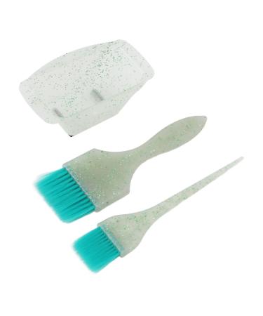 Hair Coloring Kit Complete Hairdressing Accessory Good Elasticity Hair Dye Mixing Bowl Pointed Tail Handle with Large Brush for Hairdresser for Hair Salon