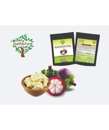 SunNature Kokum Butter - Light Firm Butter for Soap, Lotion Bars, Lip Balm & Body Butter - 4 Oz Scent-Free - Buy Online on SooperMarket.com