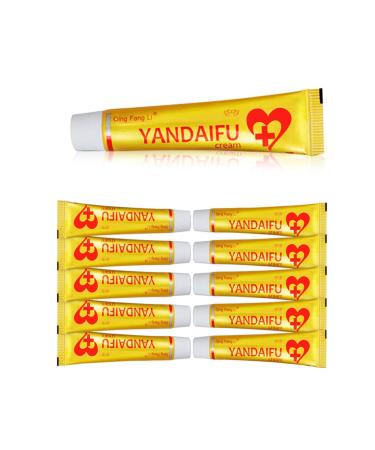 JIAHAO 10 Piece YDF Cream Redness Itchiness Eczema Rosacea Cutitis Skin Health Saver Chinese Herbal Cream