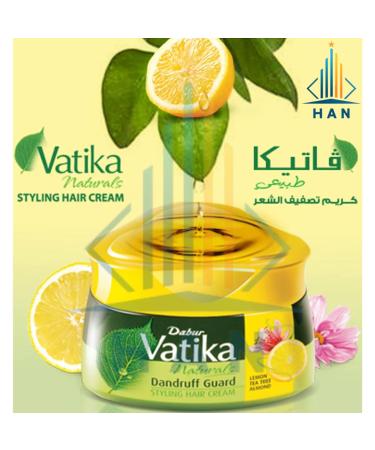 Vatika Naturals Nourish & Protect Styling Hair Cream - Henna Almond & Aloe Vera | 140 ml | Nourishing Vatika Oils - International Shipping Available - Buy Online on SooperMarket.com