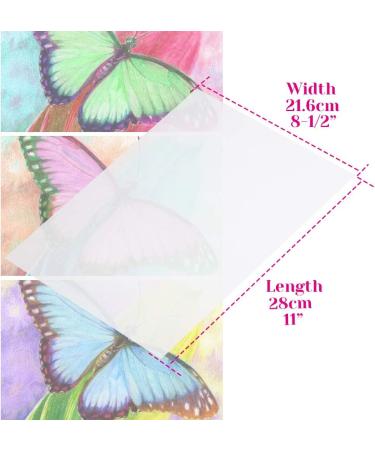Vellum Paper  Cridoz 50 Sheets Vellum Transparent Paper 8.5 x 11 Inches Translucent Clear Paper for Printing Sketching Tracing Drawing Animation - Buy Online on SooperMarket.com