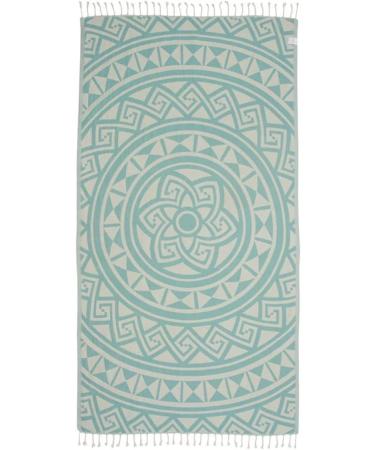 Sand Cloud Large Turkish Beach Towel - Sand Free - 100% Organic Turkish Cotton Yarn - Quick Dry Towel for Beach  Picnic Blanket or Throw - As Seen on Shark Tank - Mandala (Mint) Mandala (Mint) Regular - Buy Online on SooperMarket.com