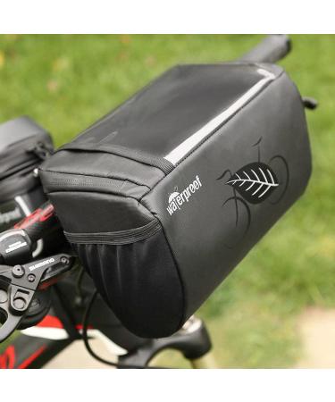 WOTOW 3L Bike Handlebar Bag with Phone Holder - Waterproof Front Basket Pack for Outdoor Cycling - Buy Online on SooperMarket.com