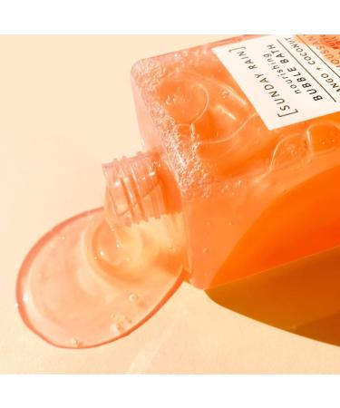 Shop Sunday Rain Nourishing Tropical Bubble Bath - Mango Butter & Coconut Oil 450ml | Refreshing Spa Experience - Buy Online on SooperMarket.com