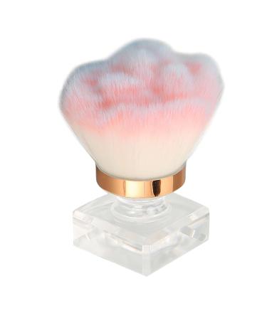 Premium Makeup Brush with Transparent Handle | Capsule Shape | Ideal for Loose Powder & Blush - International Shipping Available - Buy Online on SooperMarket.com
