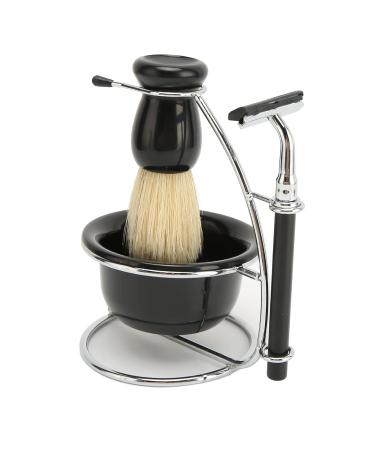 Premium 5-in-1 Shaving Set for Men | Razor Brush Bowl & Stand | Manual Shaving Collection - International Shipping Available - Buy Online on SooperMarket.com