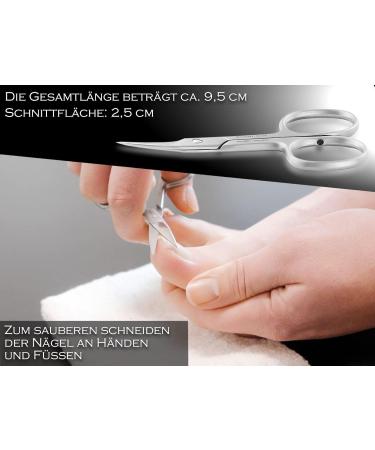 Premium Solingen Nail Scissors - German Stainless Steel Manicure & Pedicure Tools for Sharp Precision - Buy Online on SooperMarket.com