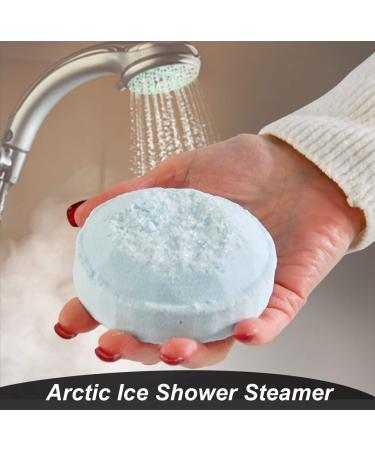 Arctic Ice Shower Steamer Set - Aromatherapy for Stress Relief & Body Restoration - Buy Online on SooperMarket.com