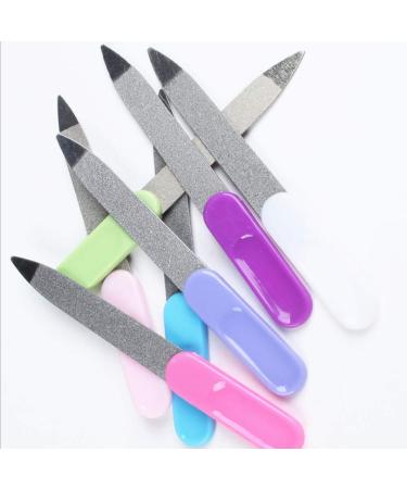 Cafurty 5pcs Metal Double Sided Nail File Set - Stainless Steel Manicure & Pedicure Tools - Buy Online on SooperMarket.com