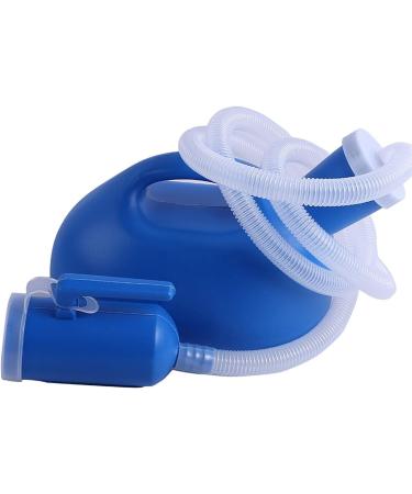 Male Urinal Bottle Camping Toilet Urine Bottle 2000ML Men's Male Bed Urinal Potty Pee Bottle Collector with 1.6M Tube