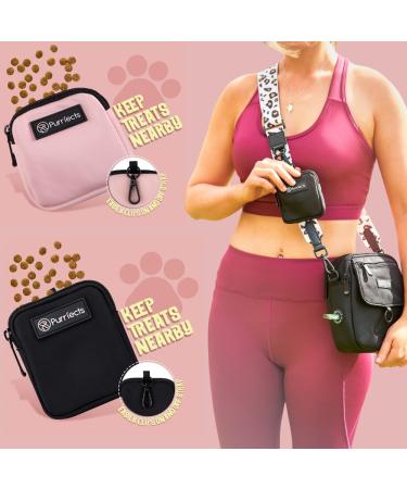 Purrfects Pink Dog Treat Pouch with Clip - Training and Storage Solution for Dog Treats - Buy Online on SooperMarket.com
