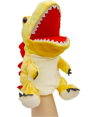 Lilizzhoumax Simulation Stegosaurus Hand Puppet Plush Toy - Interactive Dinosaur Role-Playing Toy for Kids - Buy Online on SooperMarket.com