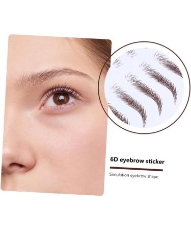 WOFASHPURET Eyebrow Sticker 4pcs Men Girl Eyebrow Tools Brow Grooming Off Peel Tattoos Water Transfers Supplies Shaping Women - Buy Online on SooperMarket.com