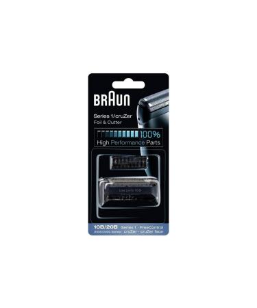 Braun Razor Replacement Foil & Cutter Cassette 10B 20B 180 190 1735 1775 5728 5729 170S (1000/2000 Series) 10B 20B by Braun