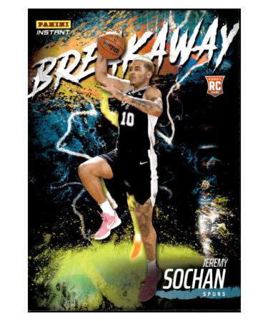 JEREMY SOCHAN RC 2022-23 Panini Instant Breakaway /2304 ROOKIE #24 Spurs NM+-MT+ NBA Basketball