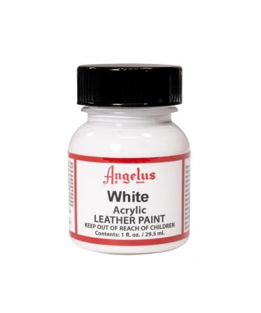 Angelus Acrylic Leather Paint  White  1 oz 1 Fl Oz (Pack of 1) White