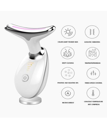 Nadove Micro-Glow Facial Nadove Micro Glow Face Sculptor Micro Glow Facial Machine Microcurrent Multifunctional Facial Massager Double Chin Eliminator (White+Red) - Buy Online on SooperMarket.com