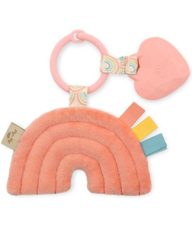 Itzy Ritzy Macy the Rainbow Plush Pal & Silicone Teether for 0+ Months - Soft & Safe Baby Toy - Buy Online on SooperMarket.com