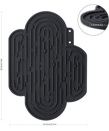 Ohmo Lick Mat for Dogs & Cats - Leak-Proof Silicone 2 Pack Cactus Design | Pet Anxiety Relief & Slow Feeding - Buy Online on SooperMarket.com