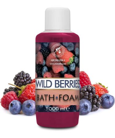 Wild Berries Bath Foam 34 Fl Oz - Relaxing Aromatherapy for Spa & Wellness | Luxury Bubble Baths for Good Sleep & Body Care - Buy Online on SooperMarket.com