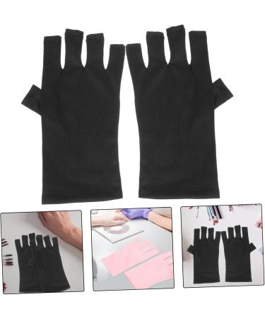 minkissy 10 Pairs Nail Gloves Uv Gloves Pink Gloves Hand Gloves for Protection Manicure Gloves Protective Gloves Gloves Accessories Polyester Miss - Buy Online on SooperMarket.com