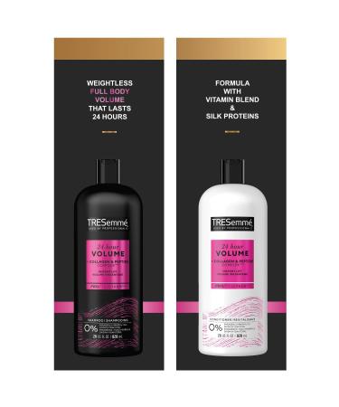 TRESemm 24 Hour Volume Shampoo & Conditioner Set | Keratin Repair Hair Mask | Best Volumizing Hair Products for Fine Hair with Collagen & Peptide Complex - Buy Online on SooperMarket.com