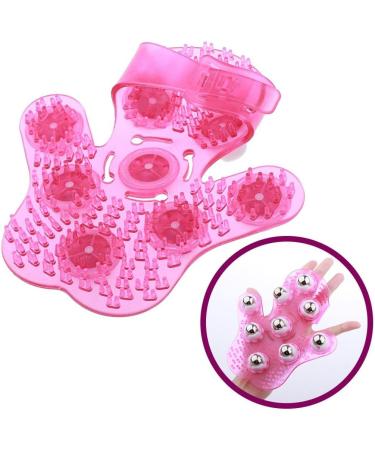 MagiDeal 6x Massage Gloves with 9 Rotating Balls - Full Body Massager for Ultimate Relaxation | International Shipping Available - Buy Online on SooperMarket.com