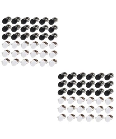 STOBOK 200 Sets Rivet Studs for Leather Repair Leather Rapid Leather Crafts Repair Studs Suitcase Suite 1X1X1CMx2pcs Assorted Colorx2pcs