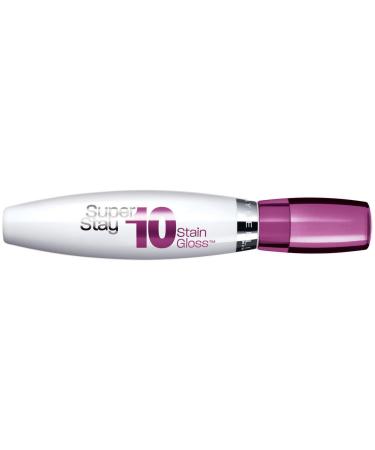 Maybelline New York Superstay 10 hour Stain Gloss Pleasing Plum 0.35 Fluid Ounce