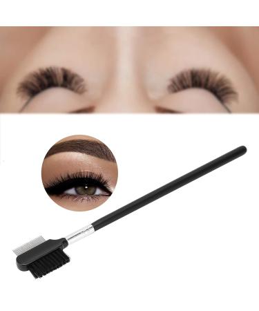 Professional Double-Headed Eyebrow Brush & Comb - Stainless Steel Dual-Use Makeup Tool for Women & Girls | Perfect for Eyebrow and Eyelash Grooming - Buy Online on SooperMarket.com