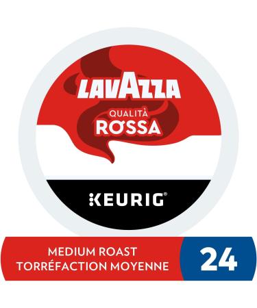 Lavazza Qualit Rossa Medium Roast K-Cup Coffee Pods 24 Count For Keurig Coffee Makers Crema e Gusto 24 count (Pack of 1) - Buy Online on SooperMarket.com