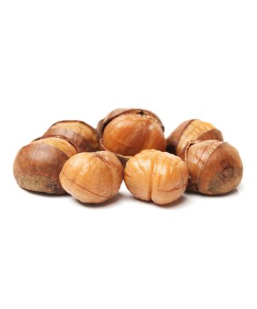 Organic Roasted Chestnut Pouches from Ardeche - Pack of 12, 3.5 oz - Ready-to-Eat Whole Chestnuts from France - Buy Online on SooperMarket.com