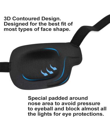 FCAROLYN 3D Eye Patch - 2nd Gen, Left Eye, Black - Buy Online on SooperMarket.com