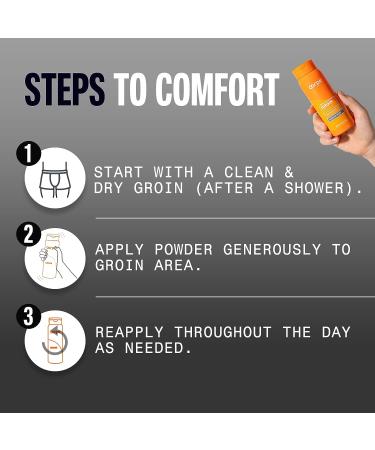 Carpe Sweat Absorbing Groin Powder for Men - Maximum Absorption, Chafing and Friction Free - Buy Online on SooperMarket.com