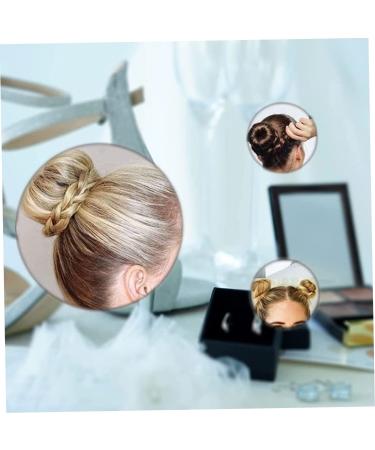 Buy Dilisen Extra Small Hair Knot Manufacturers for Kids | 6 PCs Chignon Hair Donut Sock Bun Shape Mini Dark Brown Donut Shaper for Short & Thin Hair - 2.4 Inches - Buy Online on SooperMarket.com